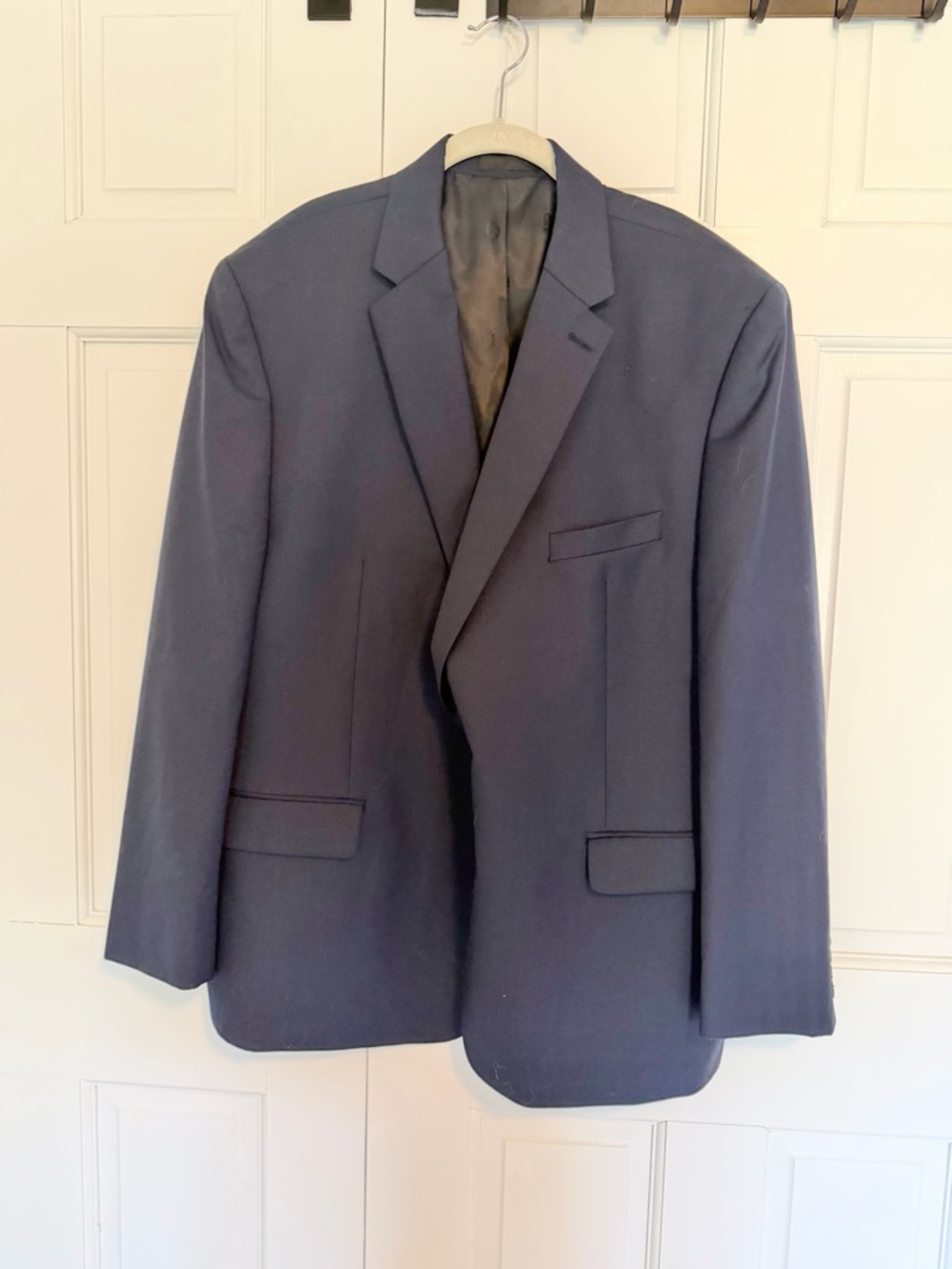Lauren Ralph Lauren Men's Blazer 50R Wool Blend Black Tailored Sport Coat